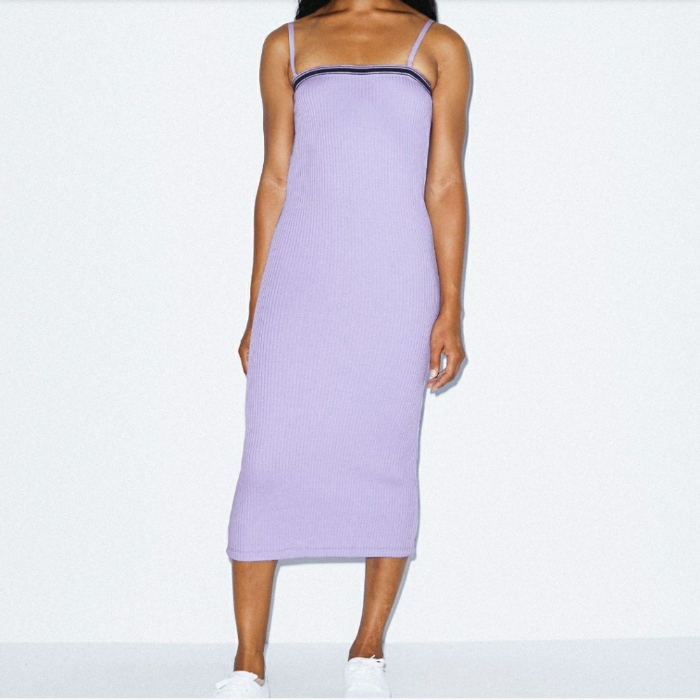 American Apparel Purple Dress